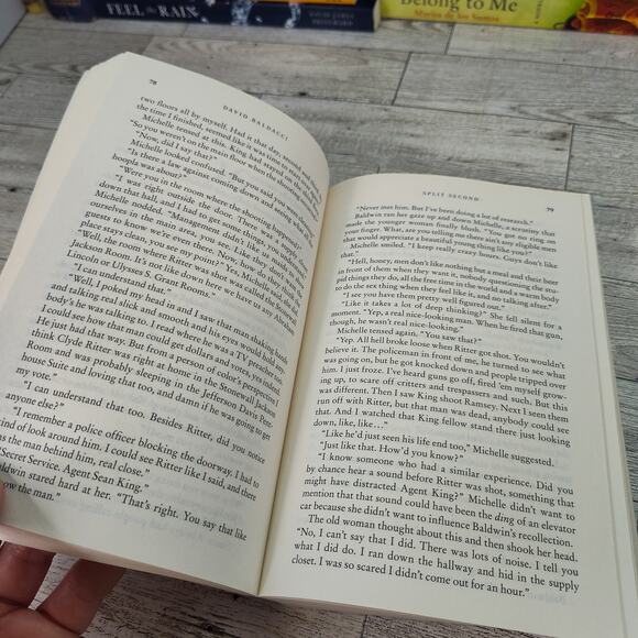 SPLIT SECOND King & Maxwell Thriller David Baldacci Trade Paperback 2021 Edition - Picture 4 of 10